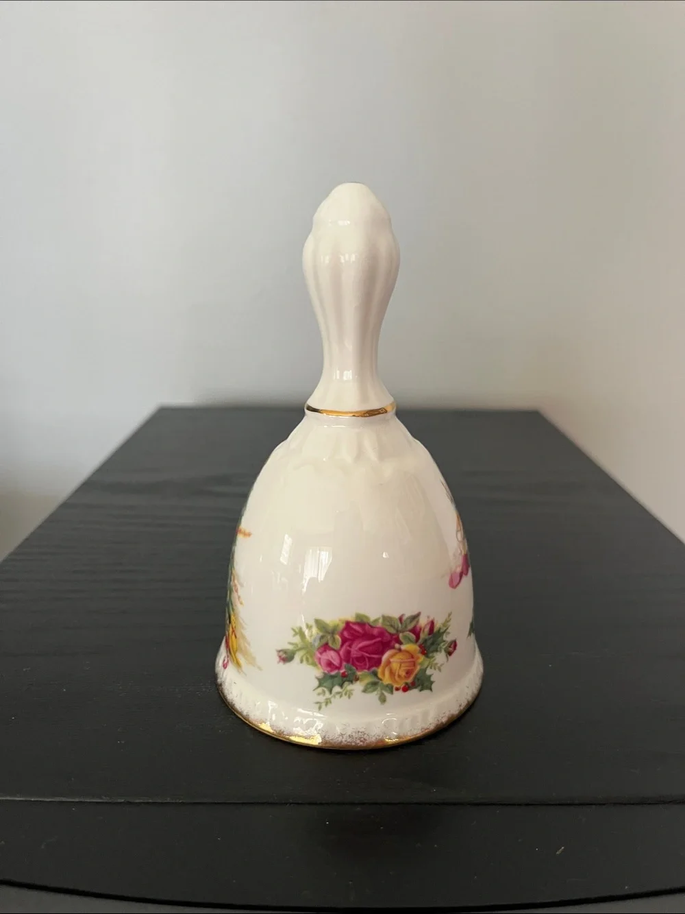 Royal Albert Holiday Dinner Bell with Christmas Tree
